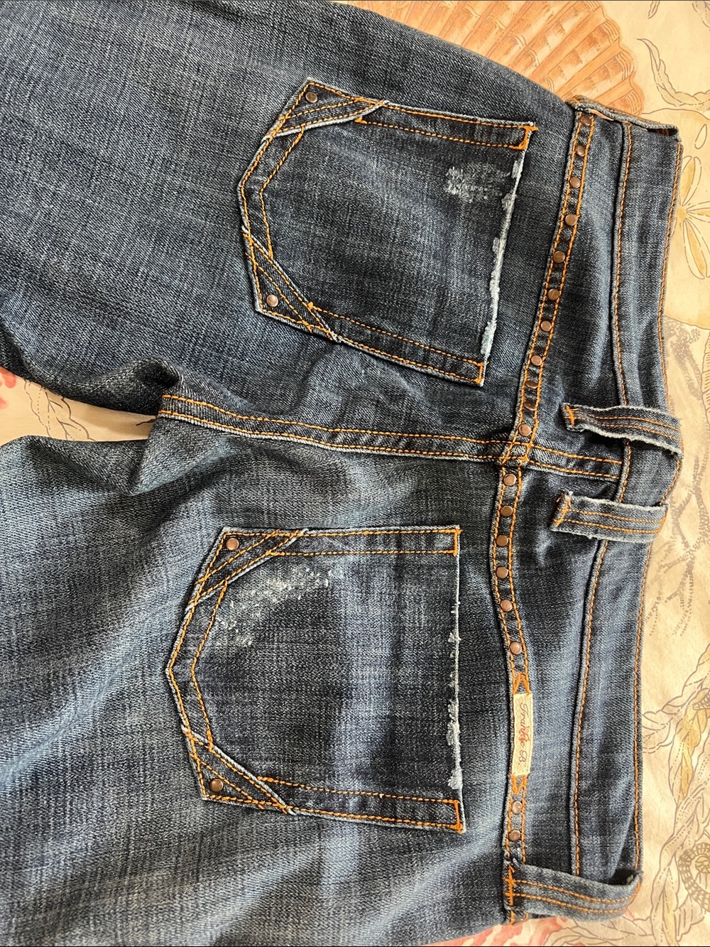 Frankie B. Women's Medium Dark Blue Bootcut Jeans - Picture 5 of 7